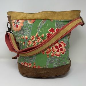 Lucky Brand Runaway Floral Canvas Crossbody Bag